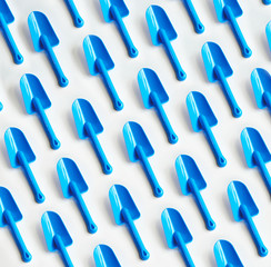 blue pattern scoops picture