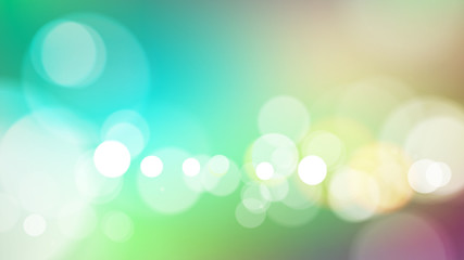 Abstract bokeh light on soft colors background