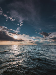 seascape sea horizon and sky.
