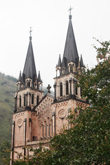 Fototapeta premium Basílica de Santa María la Real de Covadonga, Asturias, Spain