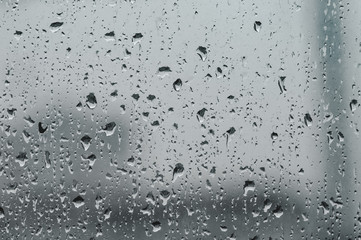 raindrops on the glass