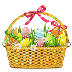 Vector Easter Basket