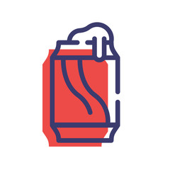 Cola FlatOutline illustration