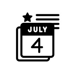 USA independence day Solid illustration