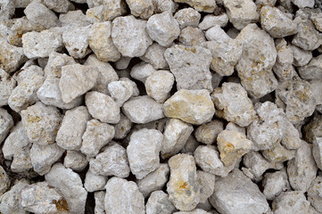 white and gray  stones