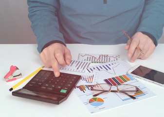 Obraz premium Businessperson working in office