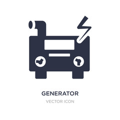 generator icon on white background. Simple element illustration from Astronomy concept.