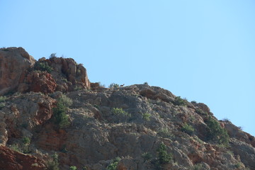 Fototapeta na wymiar peaky cliffs