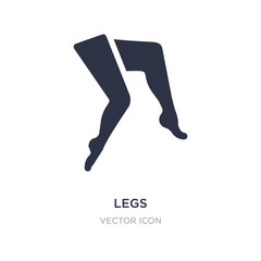 legs icon on white background. Simple element illustration from Beauty concept.