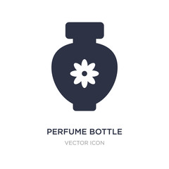 perfume bottle icon on white background. Simple element illustration from Beauty concept.