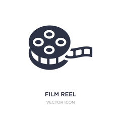 film reel icon on white background. Simple element illustration from Blogger and influencer concept.