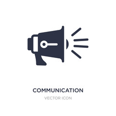 communication icon on white background. Simple element illustration from Blogger and influencer concept.