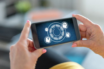 Process improvement concept on a smartphone