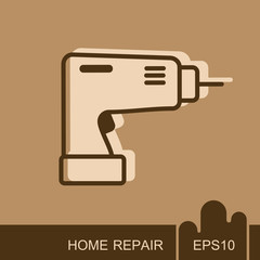 Electric screwdriver icon