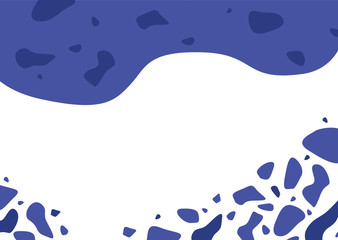  Illustration of an abstract background with spots of blue shades