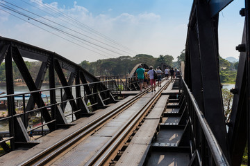 Brücke über den Kwai in Kanchanaburi