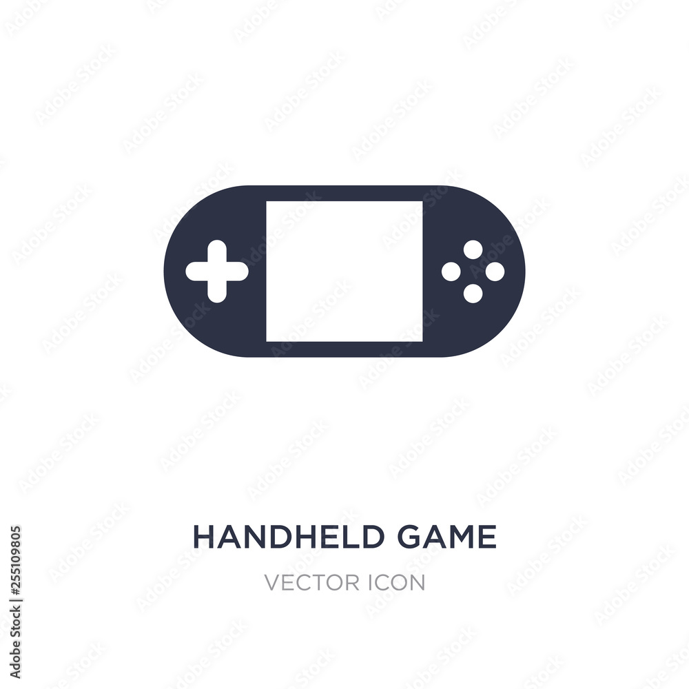 Aufkleber handheld game icon on white background. simple element illustration from entertainment and arcade co