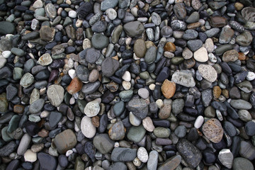 stones pebbles sea background