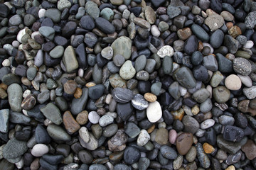 stones pebbles sea background