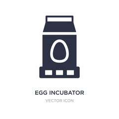 egg incubator icon on white background. Simple element illustration from Future technology concept.