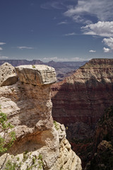 Fototapeta na wymiar step mountain sight in grand canyon