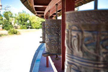 templo Budista, conocido como rueda plegaria 