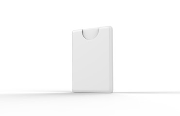 Pocket Perfume Mock-up Template On Isolated White Background, Ready Pocket Tester Mock-up For Your Design, 3D Illustration