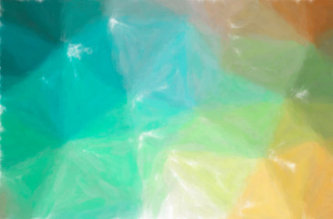 Obraz premium Abstract illustration of blue, green, yellow and red Watercolor Wash background
