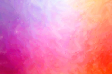 Abstract illustration of red Dry Brush Oil Paint background