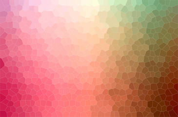 Abstract illustration of orange Small Hexagon background