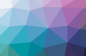 Illustration of abstract Blue And Brown horizontal low poly background. Beautiful polygon design pattern.