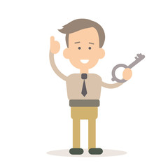 Businessman vector illustration in flat style