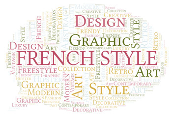 French Style word cloud.