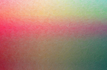 Abstract illustration of red, green and yellow Realistic Impasto background.