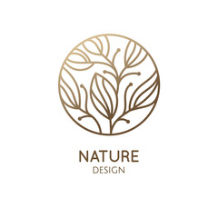 Tropical plant logo