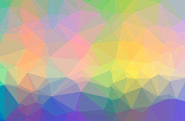 Illustration of abstract Orange horizontal low poly background. Beautiful polygon design pattern.