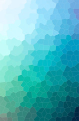 Abstract illustration of blue, yellow and green Little Hexagon background