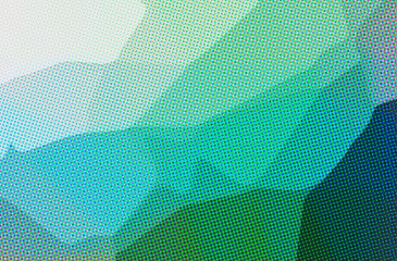 Abstract illustration of blue and green Dots background