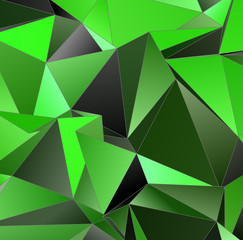 Abstract Low-Poly triangular modern background