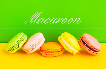 Colorful macaroons