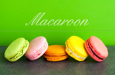 Colorful macaroons