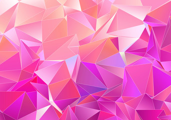 Fototapeta premium Abstract Low-Poly triangular modern background