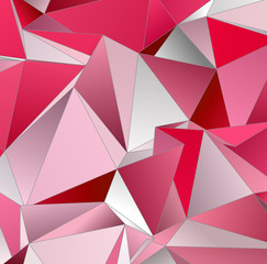 Abstract Low-Poly triangular modern background