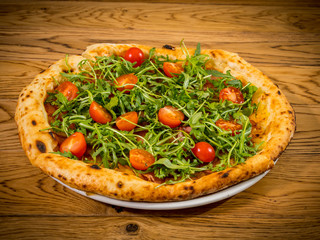 pizza on the table
