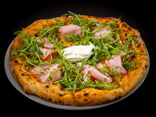 pizza on the table