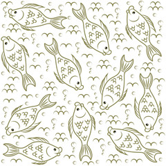 Texture. Fish. Underwater world.