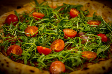 pizza on the table