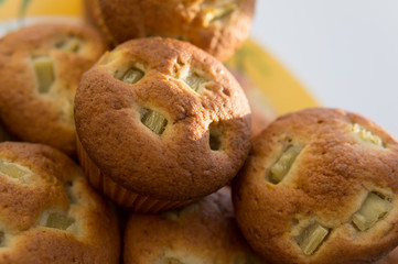 Muffin with pineapple