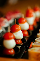 Gourmet appetizer on display at event