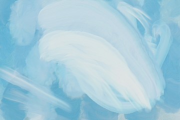 Abstract artistic blue background, textural heavenly illustration.